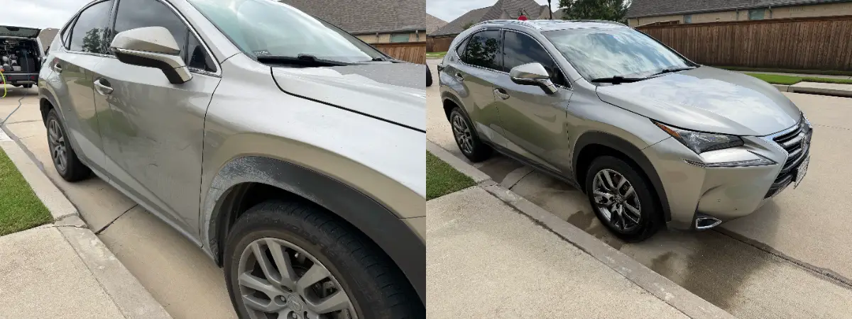 2016 Lexus, before and after